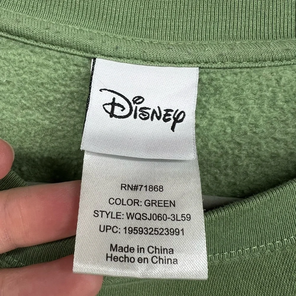 Disney 101 Dalmations Green Crew Neck Sweatshirt XL - Picture 3 of 7